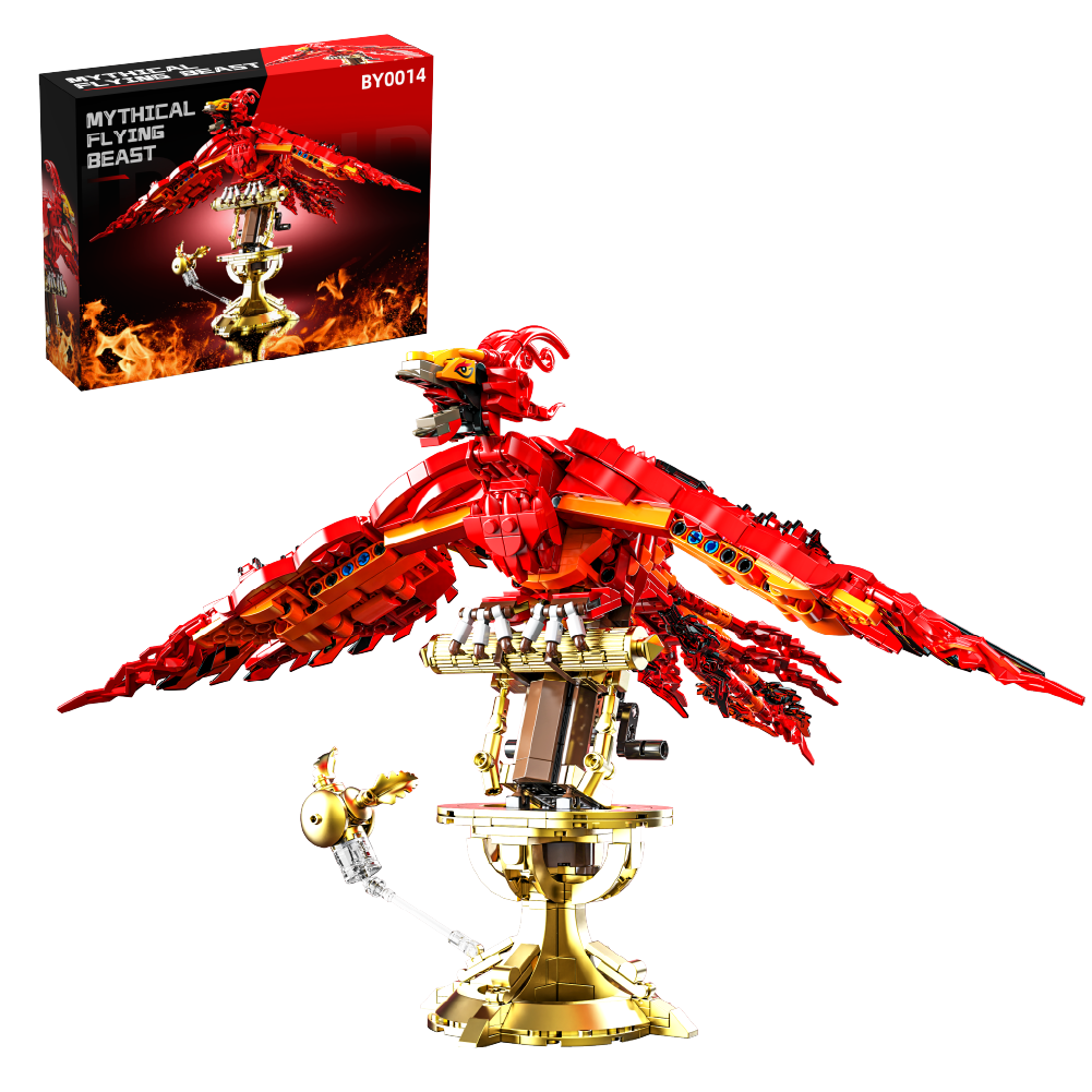 Fire Phoenix Building Block Set