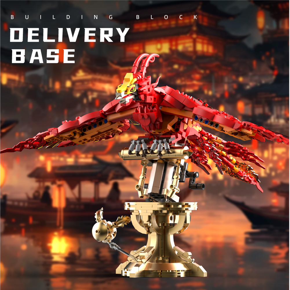 Fire Phoenix Building Block Set