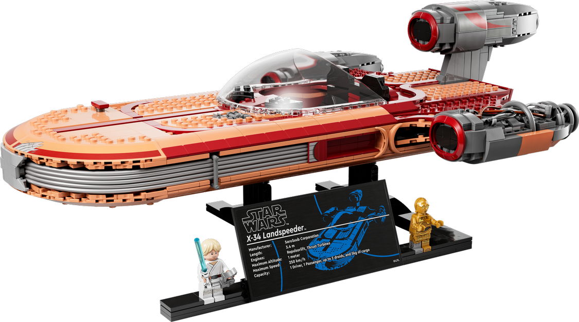 LEGP 75341 luke skywalker s landspeeder 1890pcs