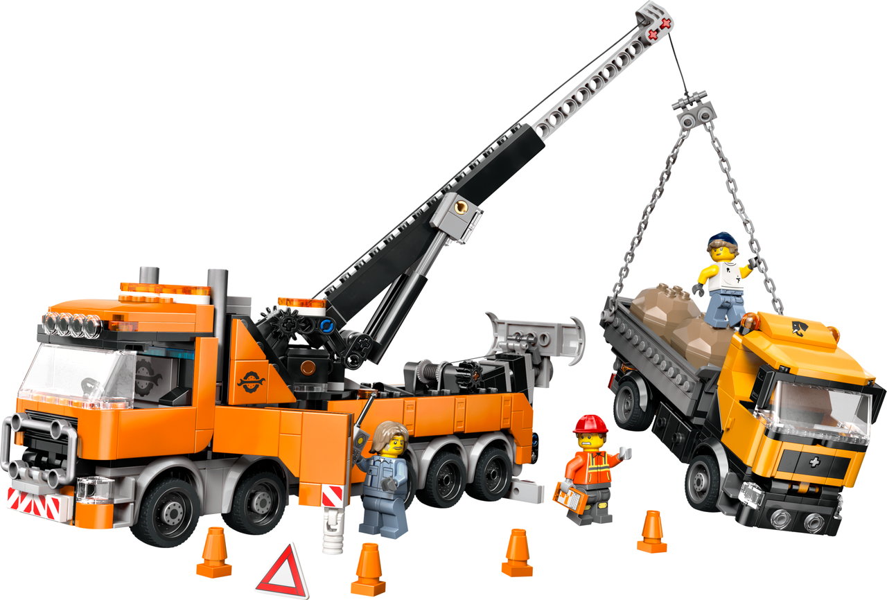 LEGP 60467 Heavy-Duty Recovery Tow Truck with Crane 793pcs